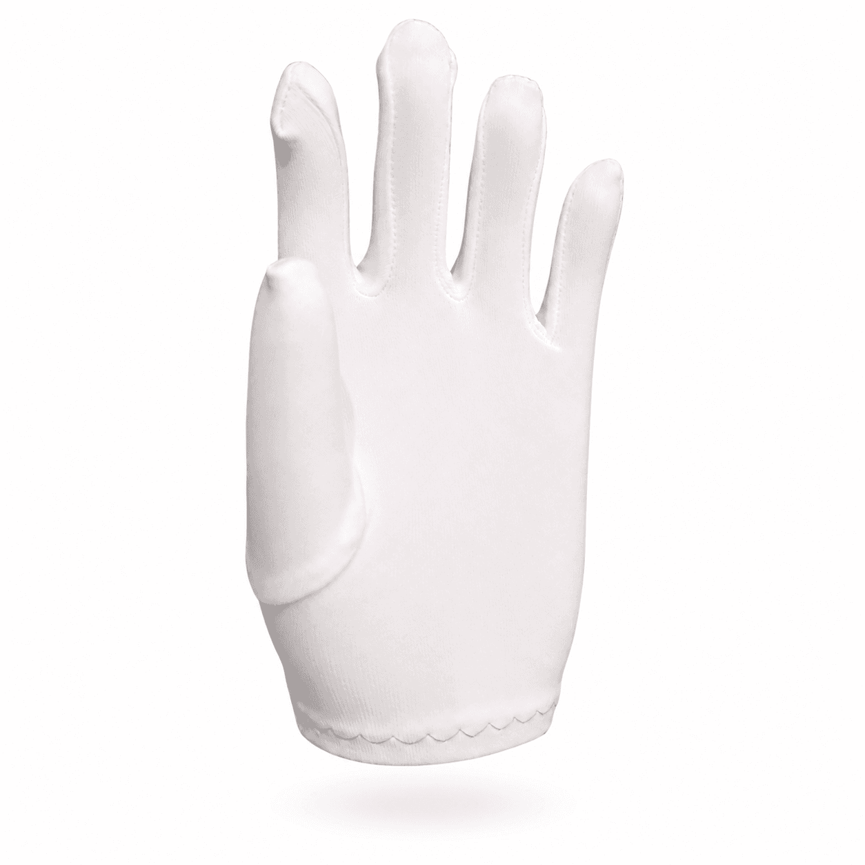 Nylon / Polyester Fourchette Gloves with 3 Lines & Zigzag Grip