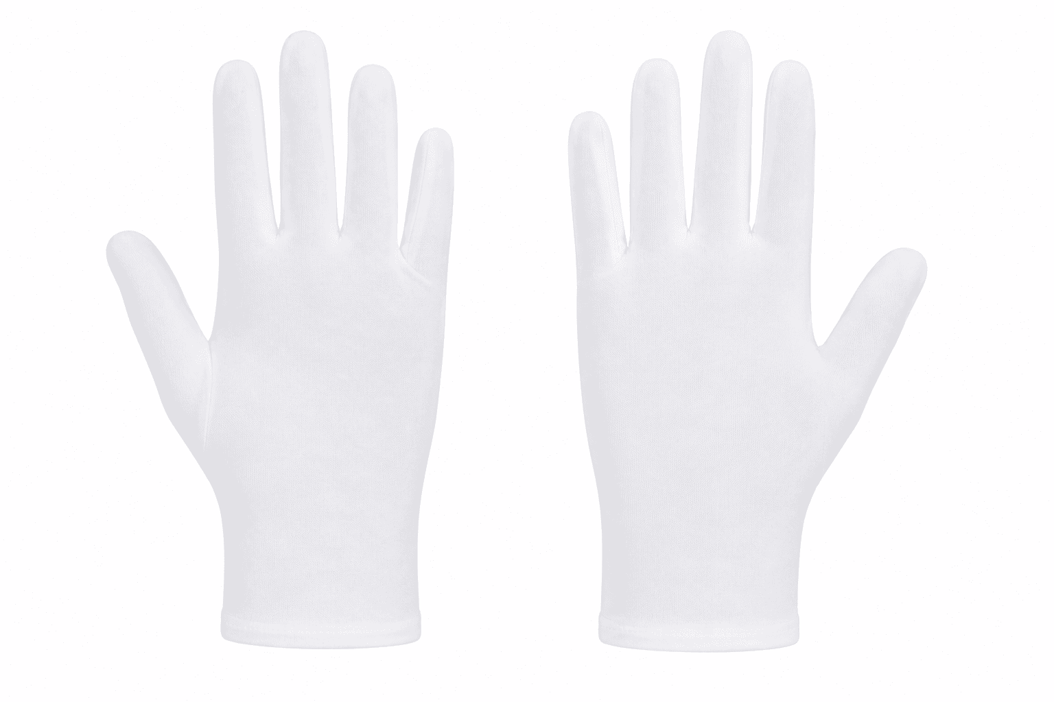 Nylon Inspector Fourchette Gloves — Hemmed, Lint-Free
